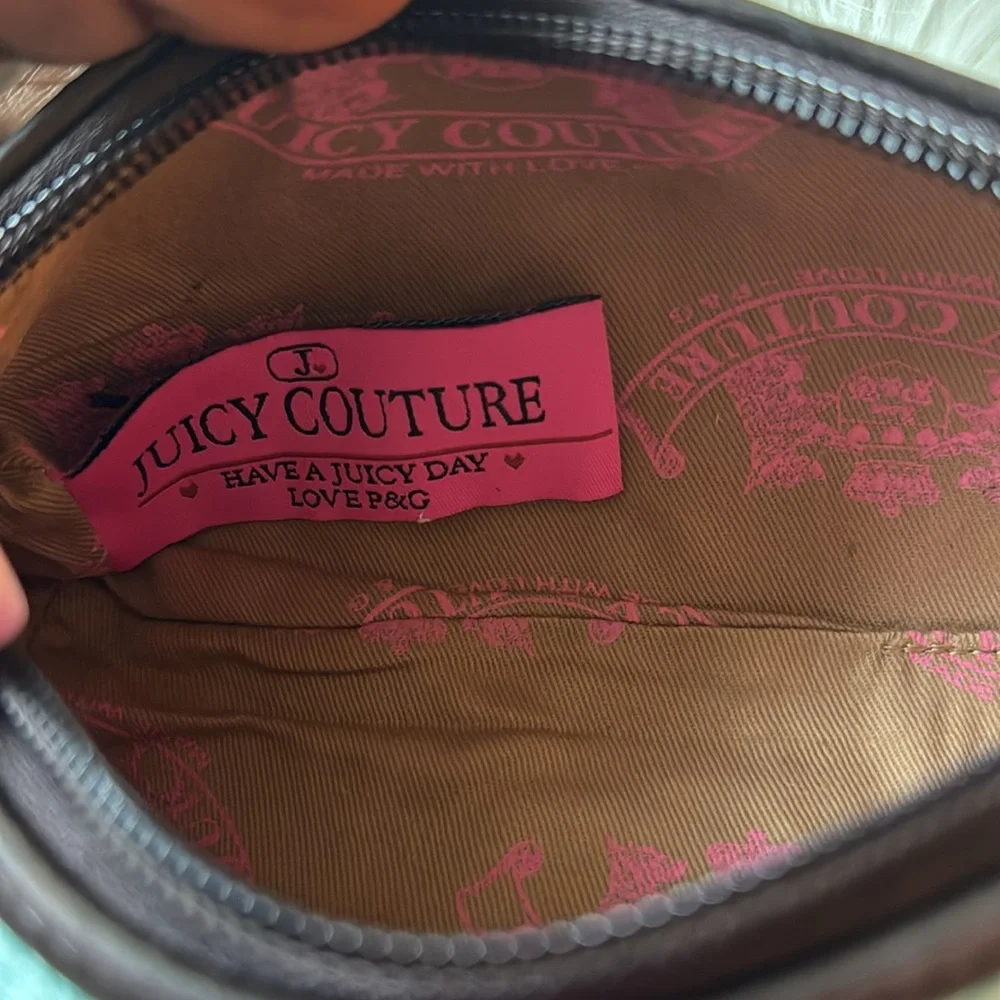 Juicy Couture Vintage Blue Terrycloth Barrel Cosmetic Bag - Picture 5 of 8